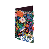 Blue Birds Lasercut Birthday Card