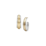 Reflection Hoop Earrings in Gold/Silver
