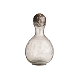 Jarron Aguas Clear w/ Pepita Etched, Iron Stand & Ballin Etched