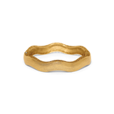 Inner Circle Wide Hinged Bangle, Gold
