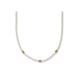 Meridian Petite Pearl Station Necklace