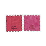 Hello Beautiful Cotton Terry Wash Cloths, Set of 2