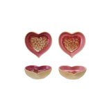 Stoneware Heart Shaped Dish