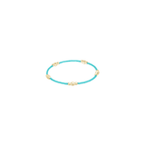 Hope Purpose Gold Bracelet - Turquoise