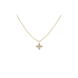 Shine Bright Cross Necklace, Gold