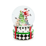 Santa & Rudolph Snow Globe
