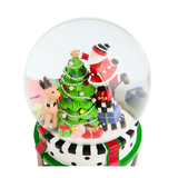 Santa & Rudolph Snow Globe