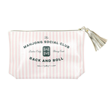 Oil Cloth Pouch, Mahjong Social Club