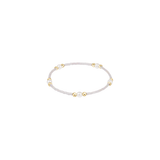 Hope Purpose Pearl Bracelet - Silky White