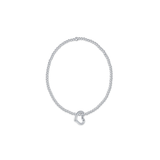 Classic Sterling 2.5mm Bracelet, Love Sterling Charm
