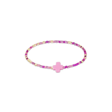 egirl Hope Unwritten Signature Cross Bracelet, Back To The Fuchsia