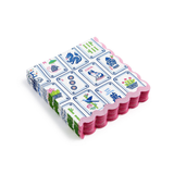 Mahjong Scalloped Edge Paper Cocktail Napkin