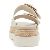 Mythical Espadrille Platform Sandal, Bone
