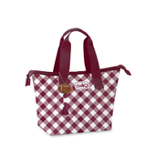 Gameday Gingham Maroon Lunchi Lunch Bag