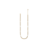 Trust Your Journey Pearl Chain Long Necklace
