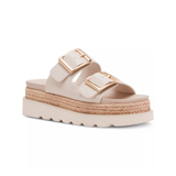 Mythical Espadrille Platform Sandal, Bone