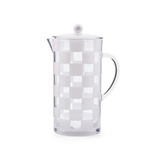 White Check Acrylic Pitcher