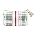 Oil Cloth Pouch, Racer Stripe