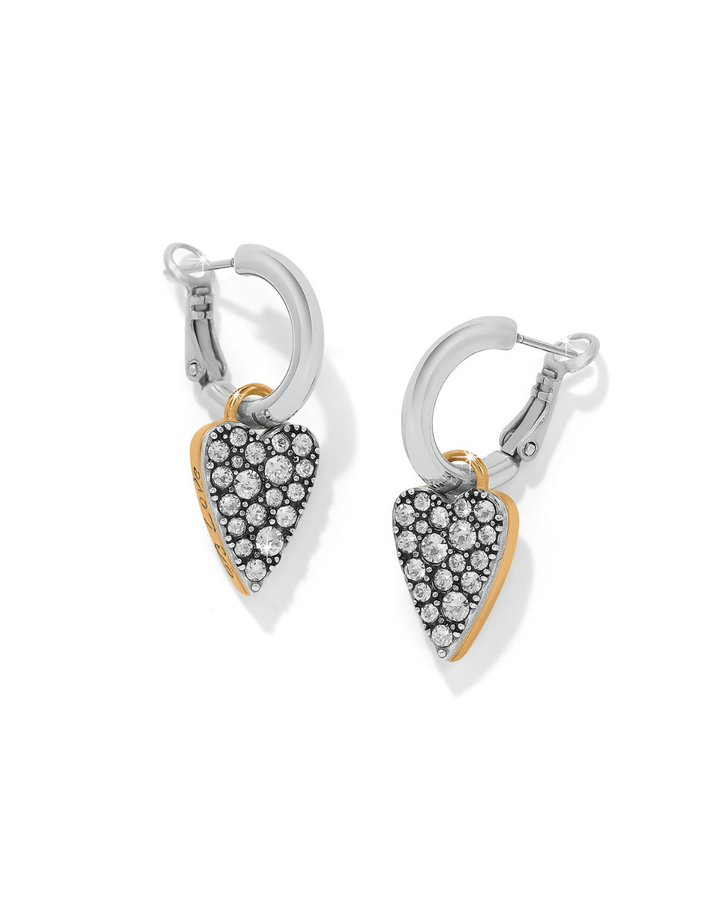 Love Messages Be Love Reversible Hoop Earrings