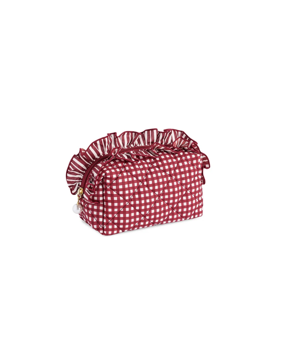 Lucy Zip Pouch, Maroon