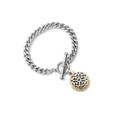 Ferrara Two Tone Toggle Bracelet