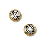 Ferrara Two Tone Post Earrings