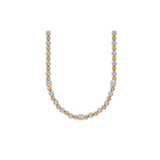Meridian Petite Station Two Tone Necklace