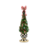 Timeless Tartan Illuminated Topiary Tree