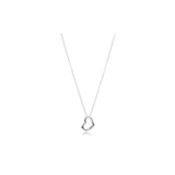 16" Necklace Sterling, Love Sterling Charm