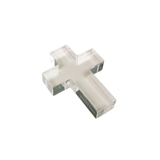 Small Clear Cross Acrylic Weight