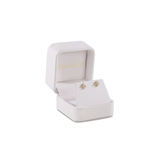 14kt Gold and Diamond Signature Cross Studs