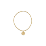 Extends Classic Classic Gold 2mm Bead Bracelet - Inspire Small Gold Charm
