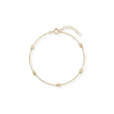 Everyday Beaded Bracelet in Gold