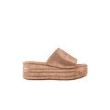 Harbor Flatform Sandals, Rose Gold