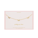 Beautiful Bows Necklace, Gold