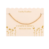 Charm Garden Necklace Chain, Gold
