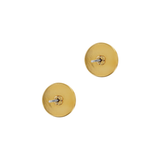 Ferrara Two Tone Post Earrings