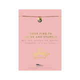 New Moon Gold Necklace, Your Time