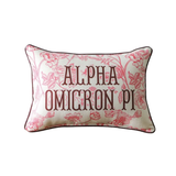 Custom Sorority Toile Pillow