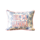 Custom Sorority Toile Pillow