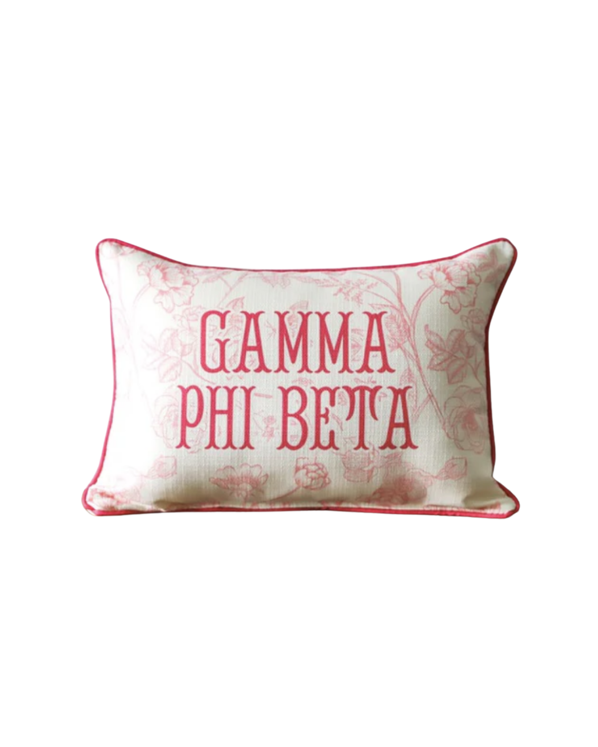 Custom Sorority Toile Pillow
