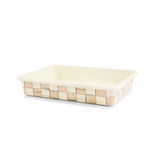 Mocha Check 9 X 13 Baking Pan