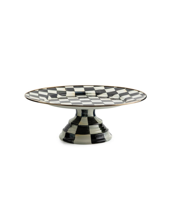 Courtly Check Large Pedestal Platter