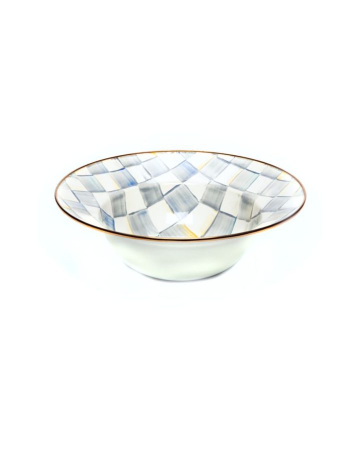 Sterling Check Serving Bowl