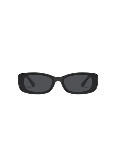 Vibe Check Sunglasses, Black Frame/ Black Polarized Lens