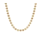 Rainbow Tennis Necklace, Champagne Radiance