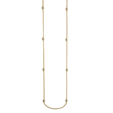 Meridian Petite Long Necklace, Gold