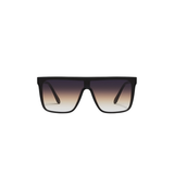 Nightfall Medium Sunglasses, Black Frame/Futuredusk Poppy Lens