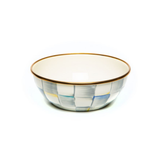 Sterling Check Enamel Bowl