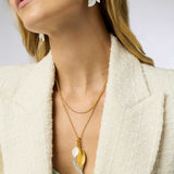 Willow Charm Pendant - Mother of Pearl